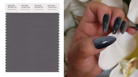 PANTONE 18-0403 Dark Gull Gray — Темно-серый